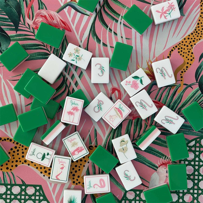 Acrylic mahjong tiles